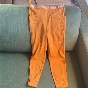 Nike Kids Pro Orange Leggings
